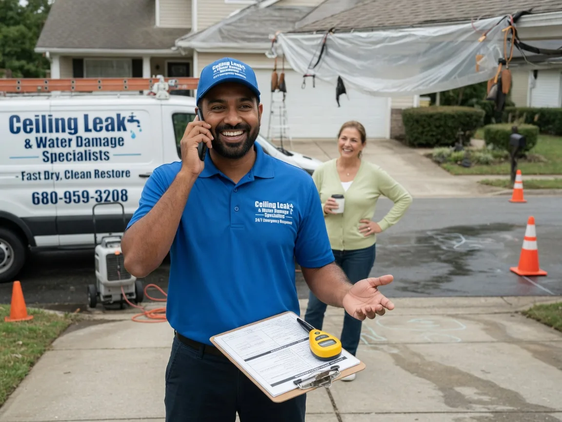 Ceiling Leak Cleanup Heppner, OR FAQs